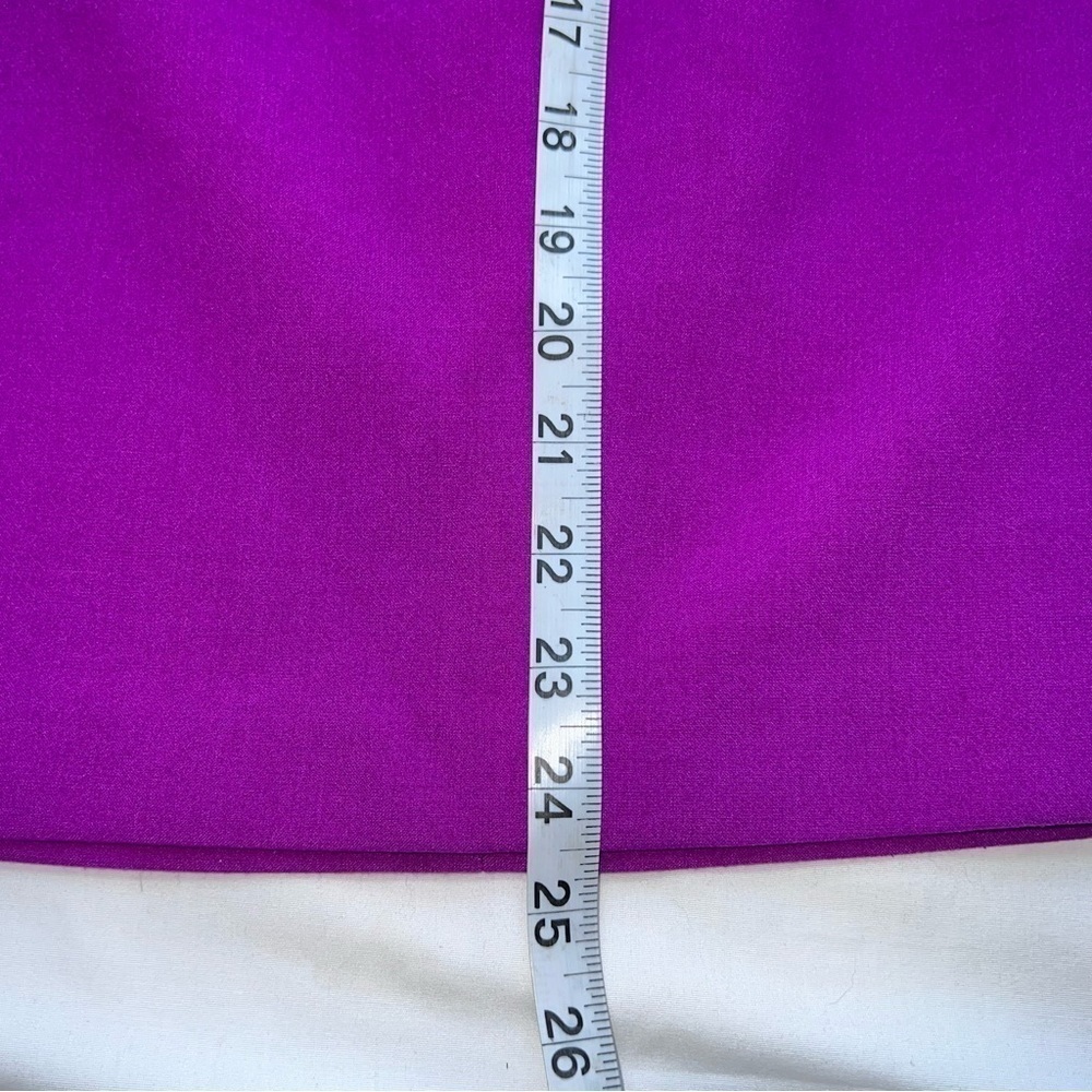 Ellen Tracy fuschia pencil straight skirt size 2 - Picture 9 of 9